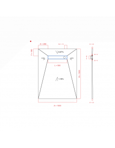 Showerlay Wiper 4 way 1000...
