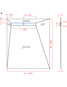 Showerlay Wiper 4 way 1556...