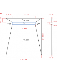 Showerlay Wiper 4 way 1385...