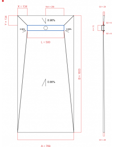 Showerlay Wiper 4 way 769 x...