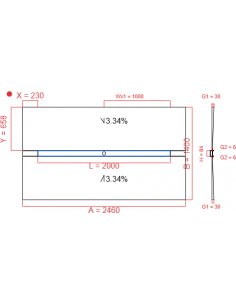 Showerlay Wiper 2 way 2460...