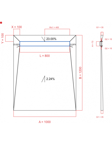 Resinbase Wiper 4 way 1000 x 1200 mm...