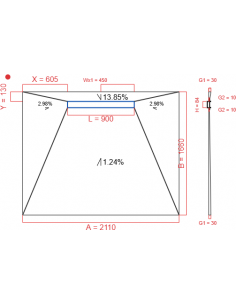 Showerlay Wiper 4 way 2110...