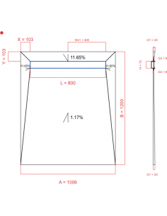 Showerlay Wiper 4 way 1006...