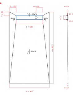 Showerlay Wiper 4 way 900 x...