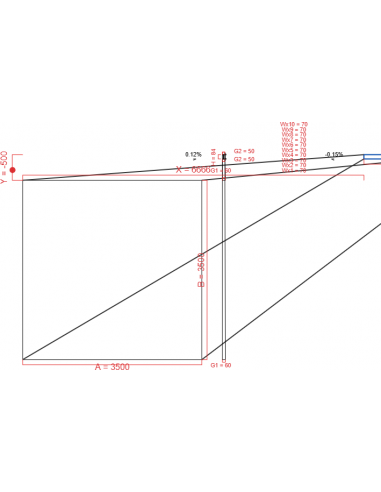 Showerlay Wiper 4 way 3500 x 3500 mm...