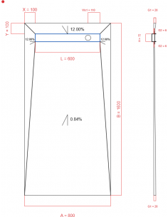 Showerlay Wiper 4 way 800 x...