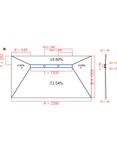 Resinbase Wiper 4 way 2290 x 1200 mm...