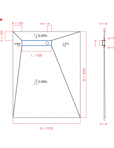 Showerlay Wiper 4 way 1135...