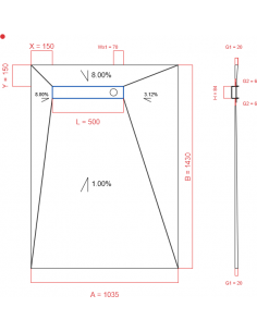 Showerlay Wiper 4 way 1035...