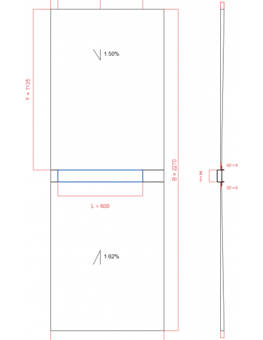 Laybase Wiper 2 way 800 x 2270 mm...