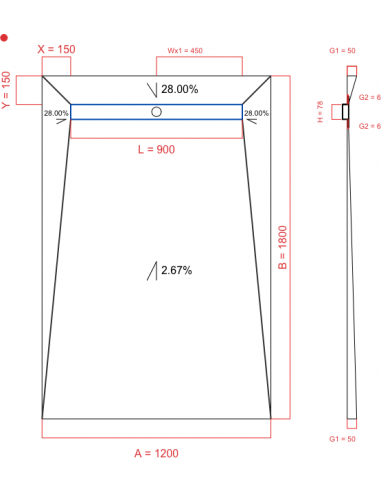 Resinbase Wiper 4 way 1200 x 1800 mm...