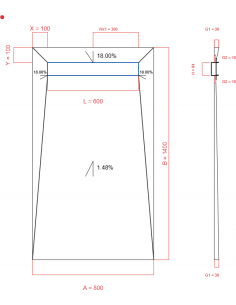 Showerlay Wiper 4 way 800 x...
