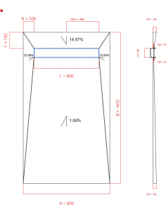Showerlay Wiper 4 way 800 x...