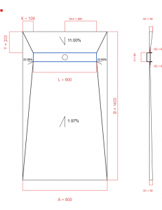 Showerlay Wiper 4 way 800 x...