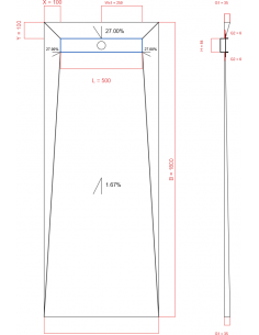 Showerlay Wiper 4 way 700 x...