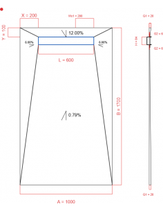 Showerlay Wiper 4 way 1000...