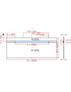 Showerlay Wiper 2 way 3000...
