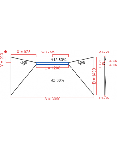 Resinbase Wiper 4 way 3050 x 1400 mm...