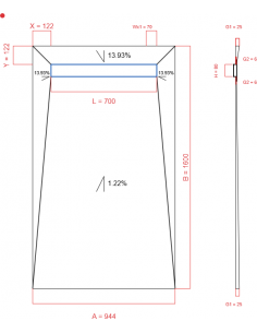 Showerlay Wiper 4 way 944 x...