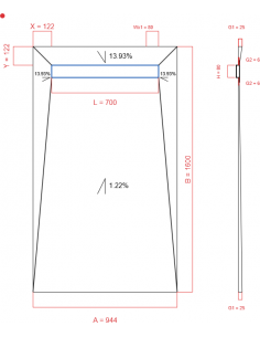 Showerlay Wiper 4 way 944 x...