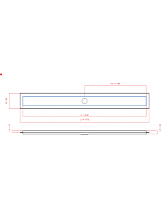Linear drain Wiper 1120 mm...