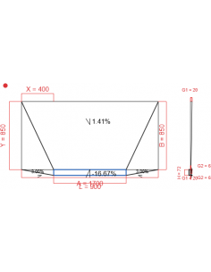 Showerlay Wiper 4 way 1700...