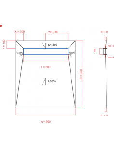 Showerlay Wiper 4 way 800 x...