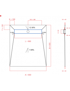 Showerlay Wiper 4 way 800 x...