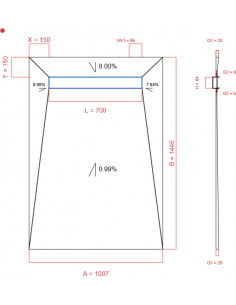 Showerlay Wiper 4 way 1007...