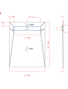 Showerlay Wiper 4 way 800 x...