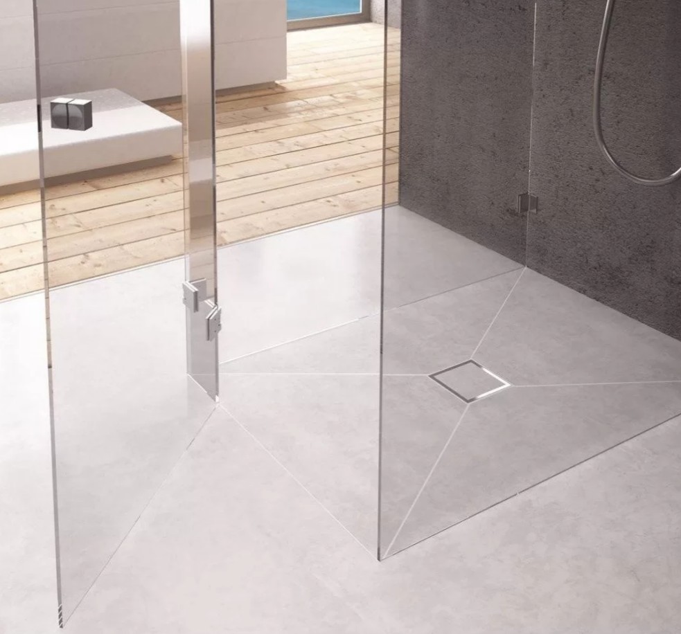 Shower Tray with point drain