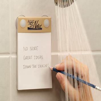 Shower Notepad