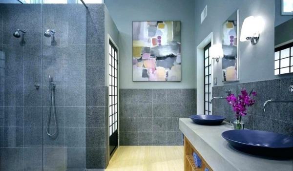 Bathroom colour - grey oasis of peace